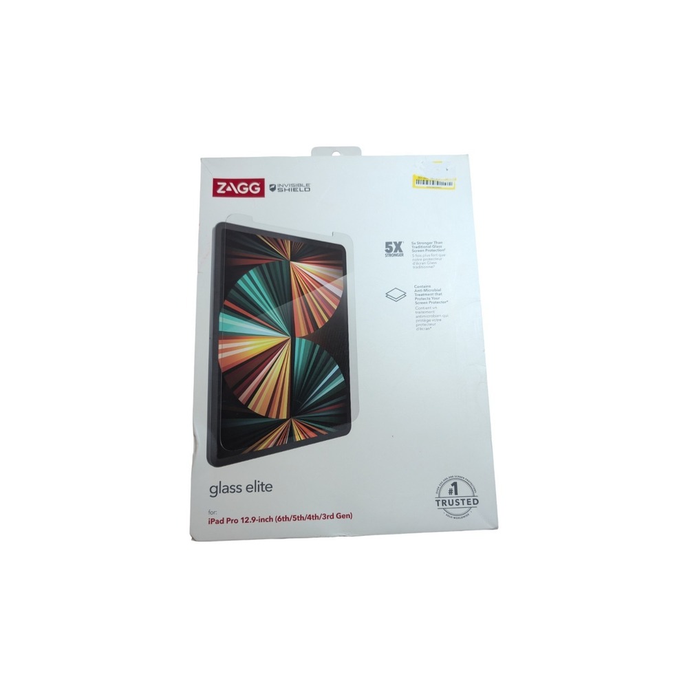 LR Zagg InvisibleShield Glass Elite Screen Protector 12.9" iPad‎ Pro 3/4/5/6 Gen
